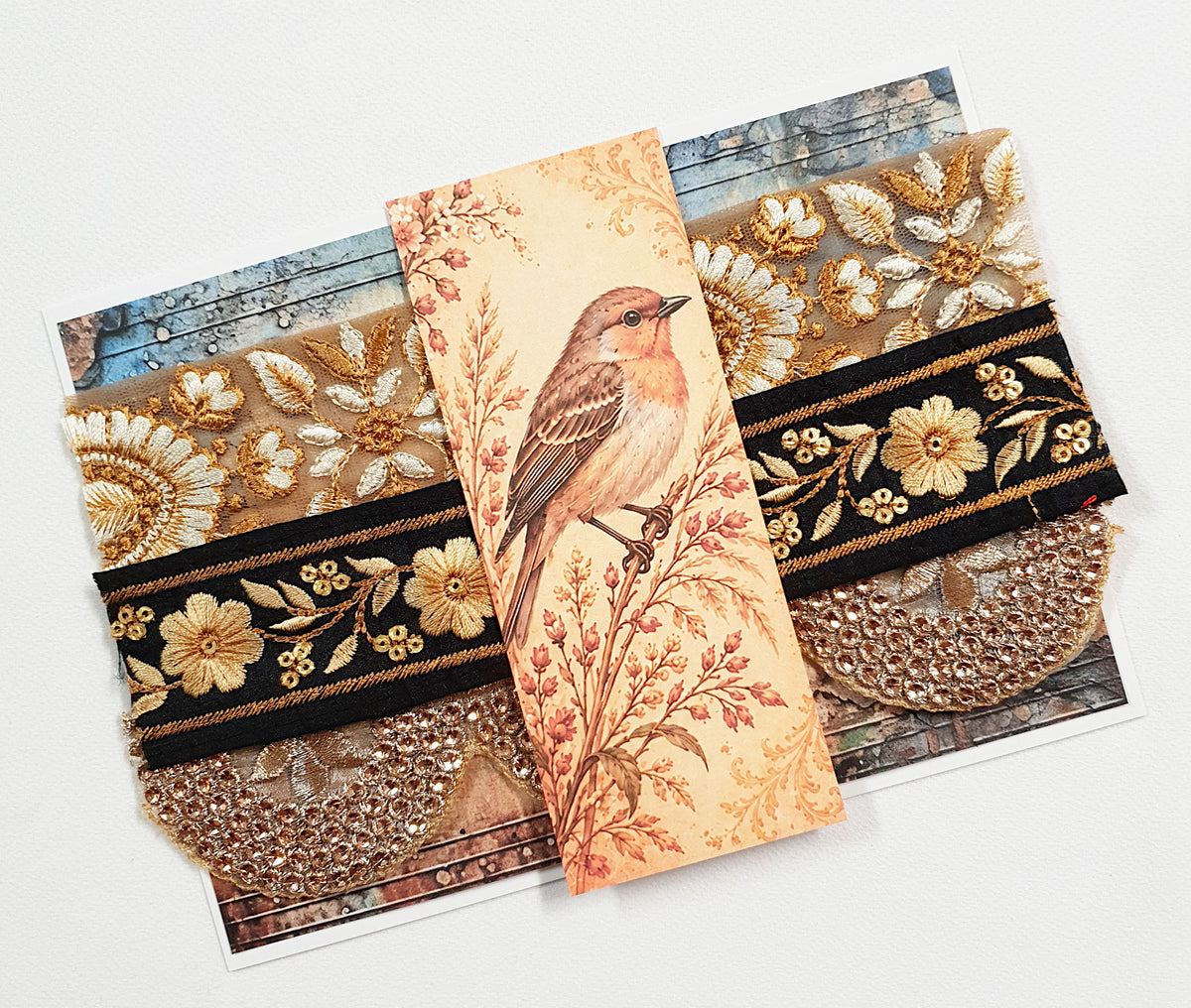 Assorted Embroidered Trim Pack - IX