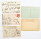 Authentic Vintage/Antique French Postcard - Set of 5 - JF