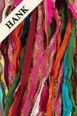 Reclaimed Sari Ribbon Hank - Unique - JH
