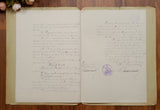 Authentic Antique French 1903 Notaire Document - JV