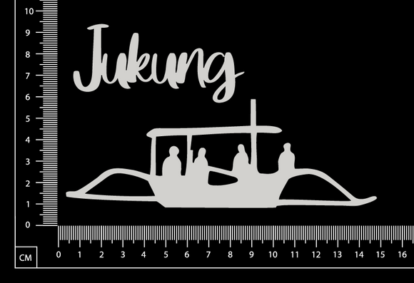 Jukung - B - White Chipboard