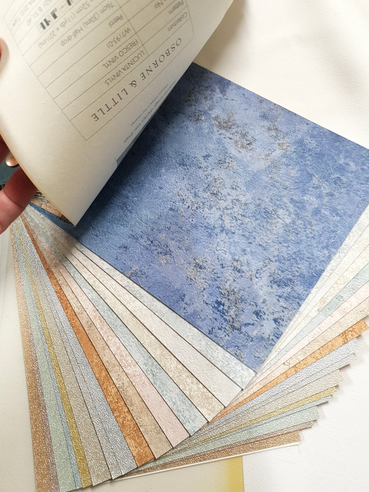 Osborne & Little Lucenta Vinyl Wallpaper Sample Sheets - KE