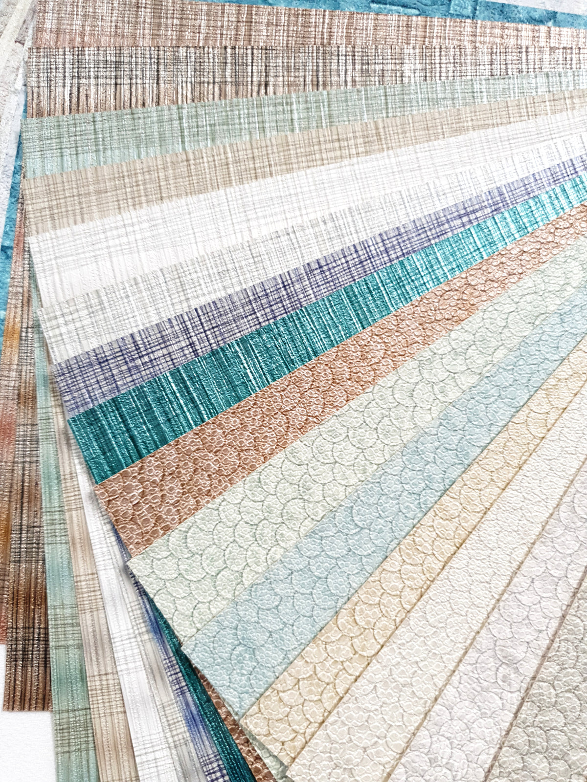 Osborne & Little Lucenta Vinyl Wallpaper Sample Sheets - KE