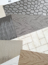 Assorted Textured Wallpaper Pieces – Craft & Mixed Media Pack - KI