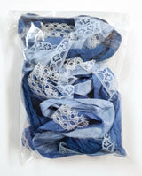 Feeling Blue – Sari Silk & Vintage Lace Pack - KK