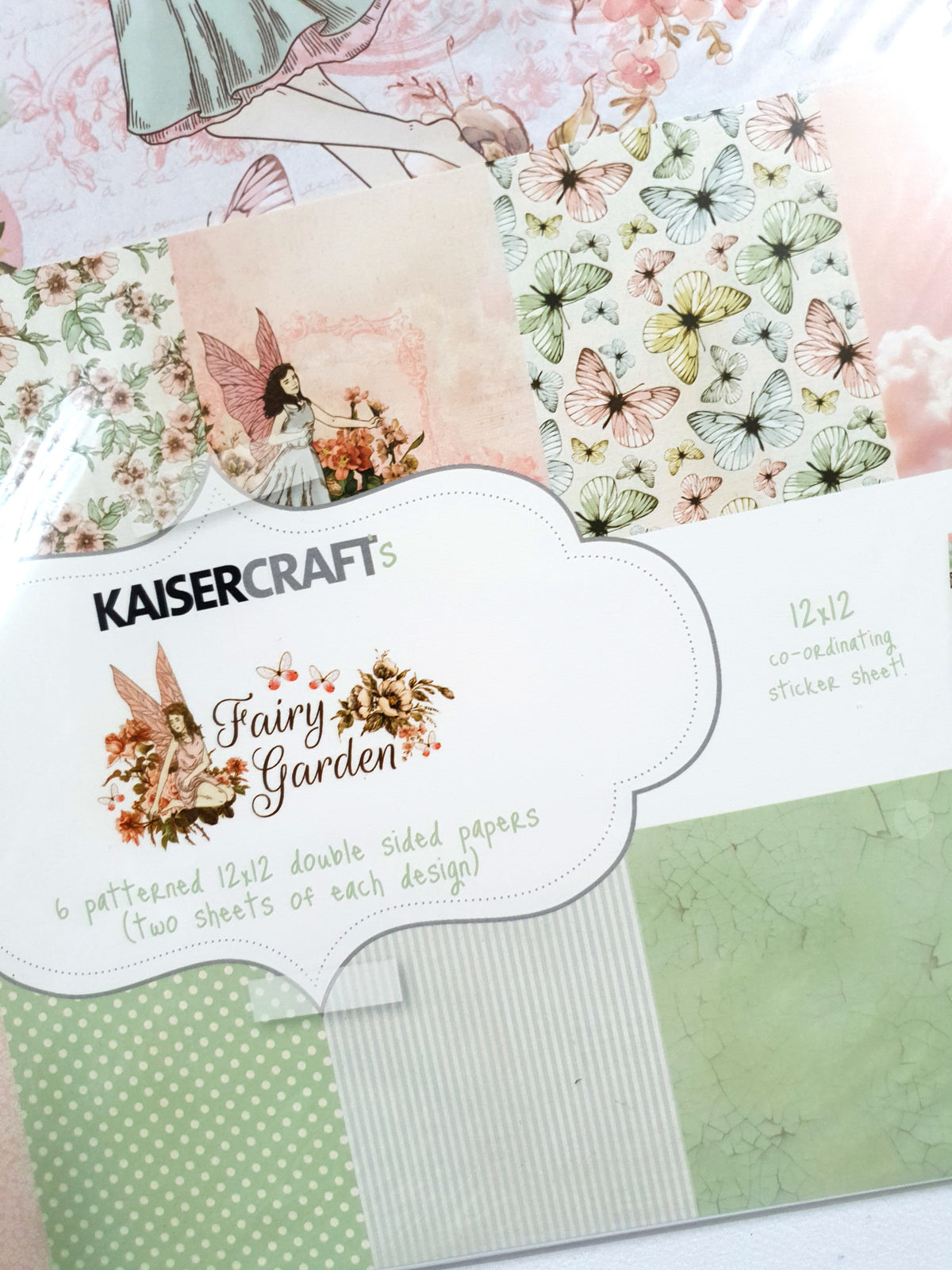 Kaisercraft 12 x 12 Papers Pack - Fairy Garden