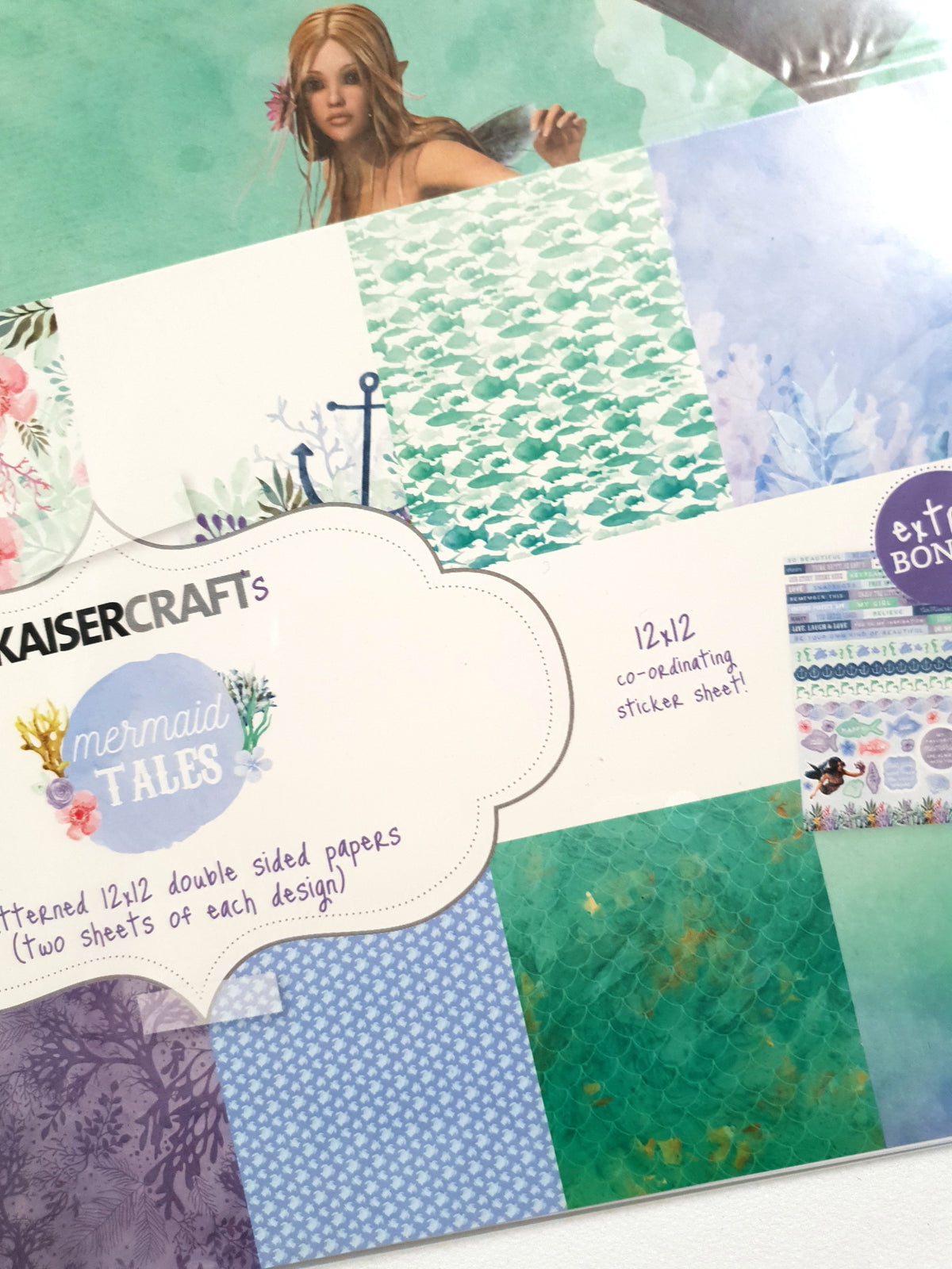 Kaisercraft 12 x 12 Papers Pack - Mermaid Tales