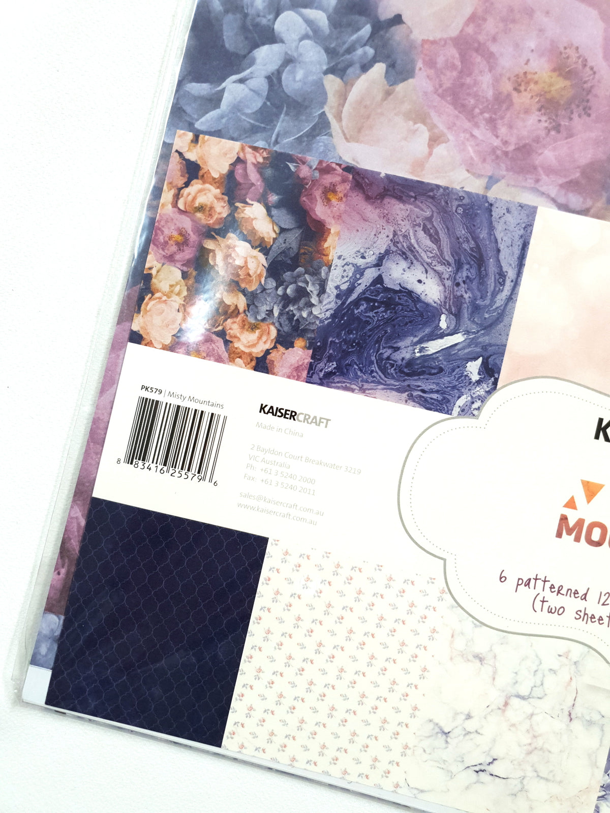 Kaisercraft 12 x 12 Papers Pack - Misty Mountains