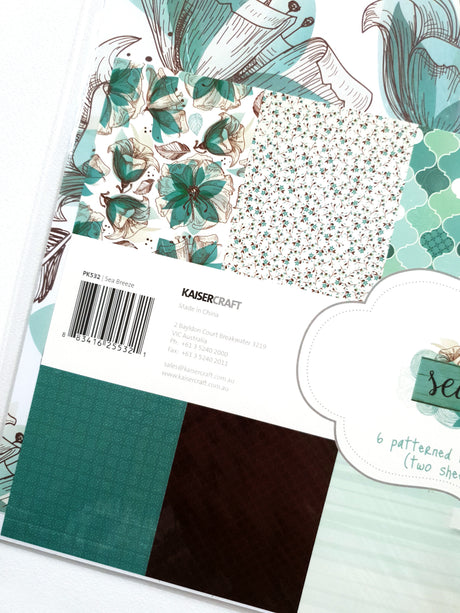 Kaisercraft 12 x 12 Papers Pack - Sea Breeze