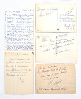 Authentic Vintage/Antique French Postcard - Set of 5 - LC