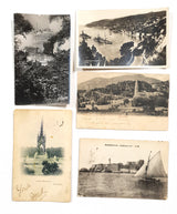 Authentic Vintage/Antique French Postcard - Set of 5 - LG
