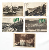 Authentic Vintage/Antique French Postcard - Set of 5 - LK