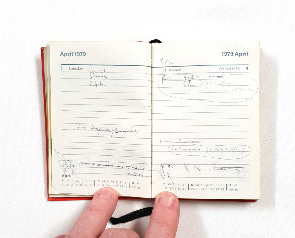1979 Handwritten Pocket Diary - LN