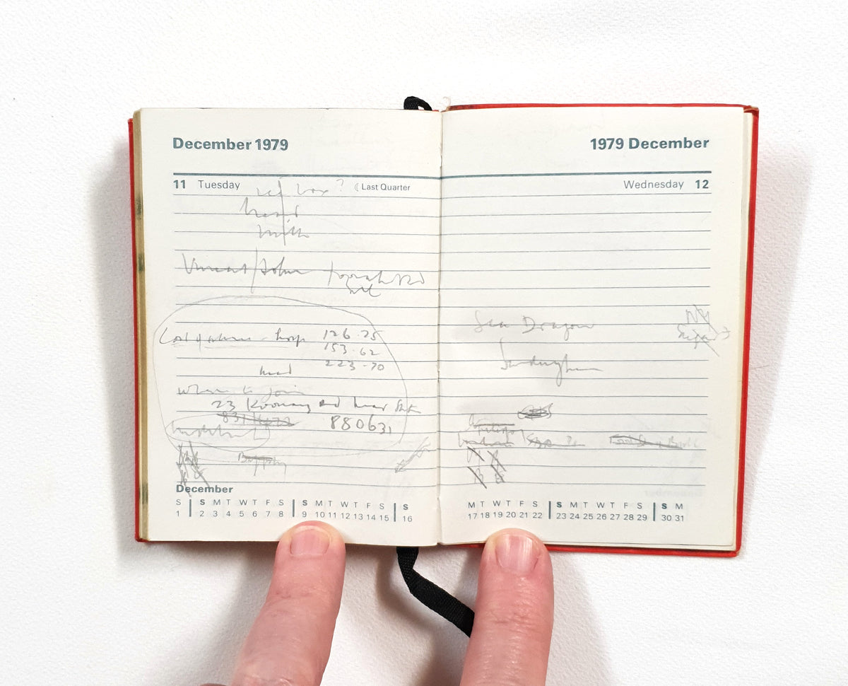 1979 Handwritten Pocket Diary - LN