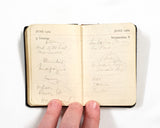 1962 Handwritten Pocket Diary - LO