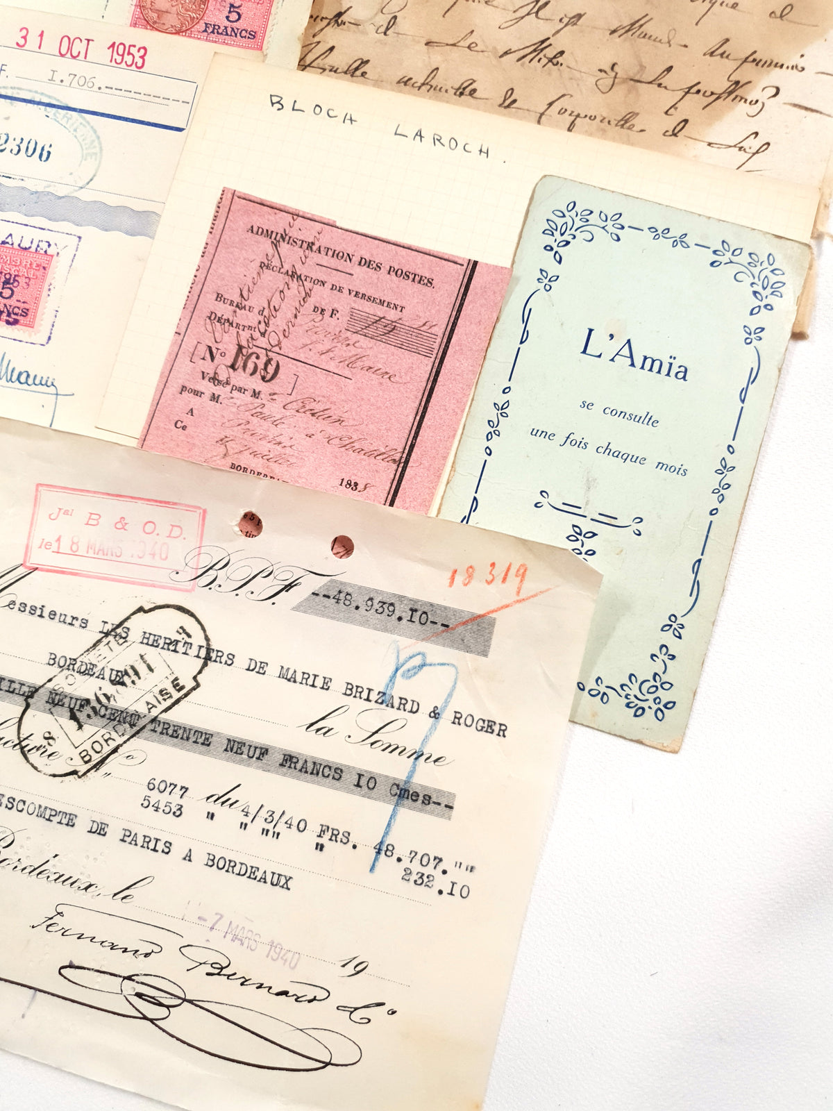 Authentic Vintage/Antique Document Pack - LQ