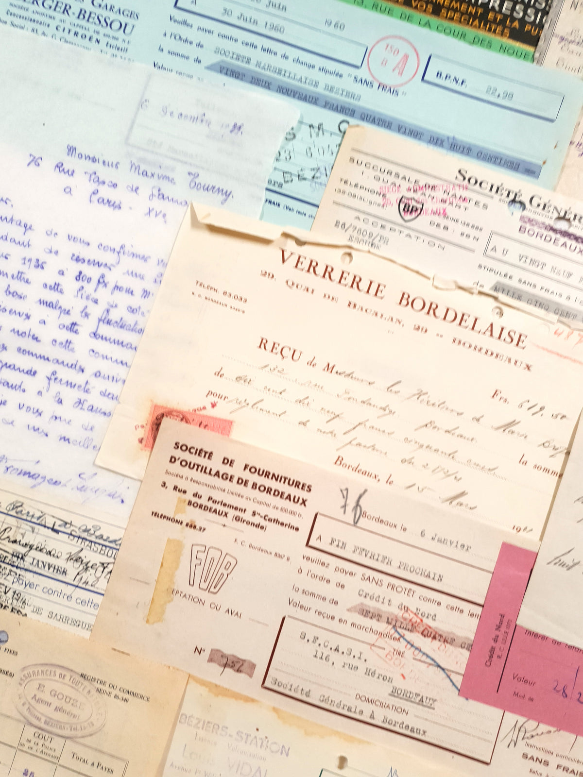 Authentic Vintage/Antique Document Pack - LS