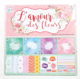Little Birdie 12 x 12 Papers Pack - L'amour des Fleurs