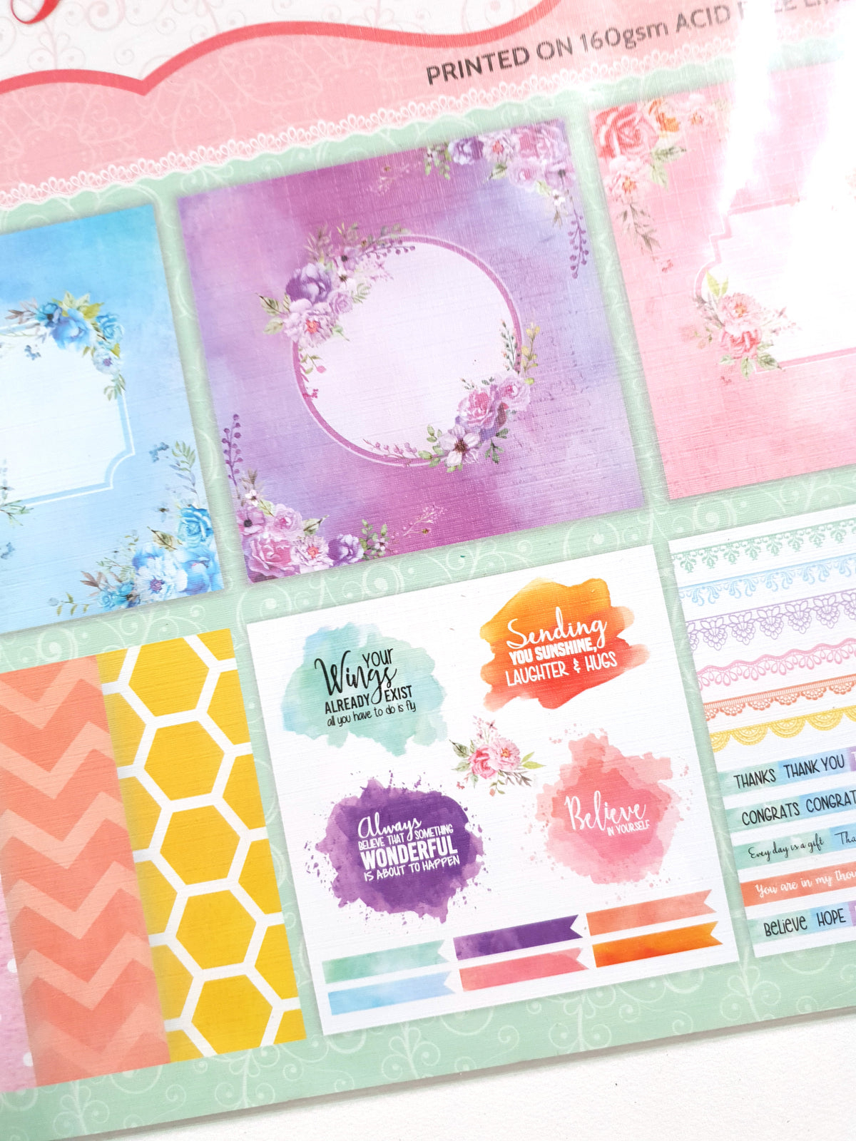 Little Birdie 12 x 12 Papers Pack - L'amour des Fleurs