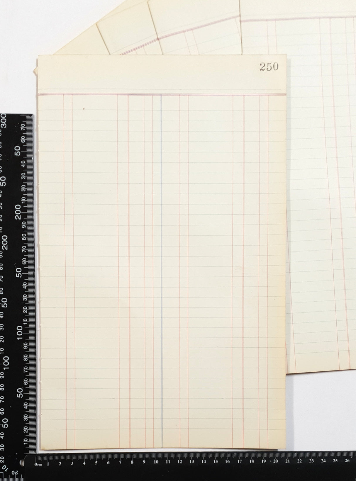 Authentic Vintage Blank Ledger Pages Pack - V2