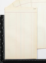 Authentic Vintage Blank Ledger Pages Pack - V2