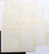 Authentic Vintage Blank Ledger Pages Pack - V2