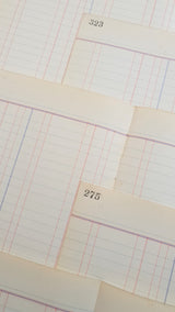 Authentic Vintage Blank Ledger Pages Pack - V2