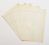 Authentic Vintage Blank Ledger Pages Pack - V2