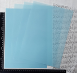 Vellum - Set of 5 - Light Blue