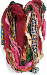 Reclaimed Sari Ribbon Hank - Unique - MD