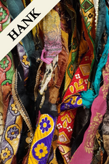 Reclaimed Sari Ribbon Hank - Unique - ME