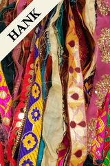 Reclaimed Sari Ribbon Hank - Unique - MI