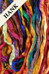Reclaimed Sari Ribbon Hank - Unique - MO