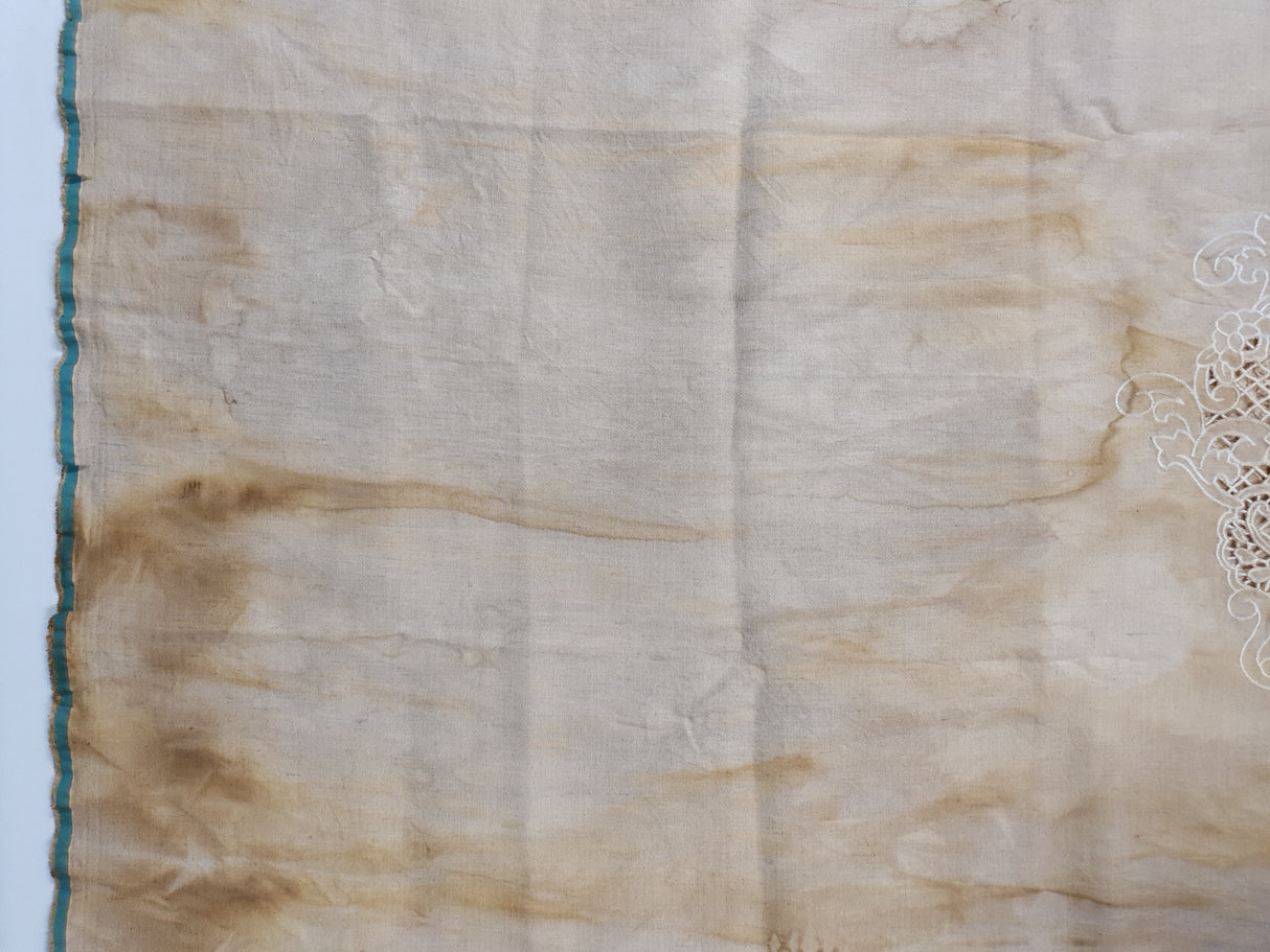 Hand Dyed Linen Fabric - MO