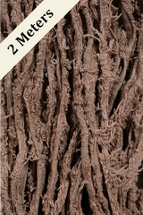 Cotton Frizz Ribbon - Mocha - 2m Pack