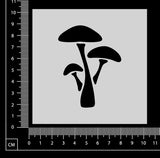 Mushroom - A - Stencil - 100mm x 100mm