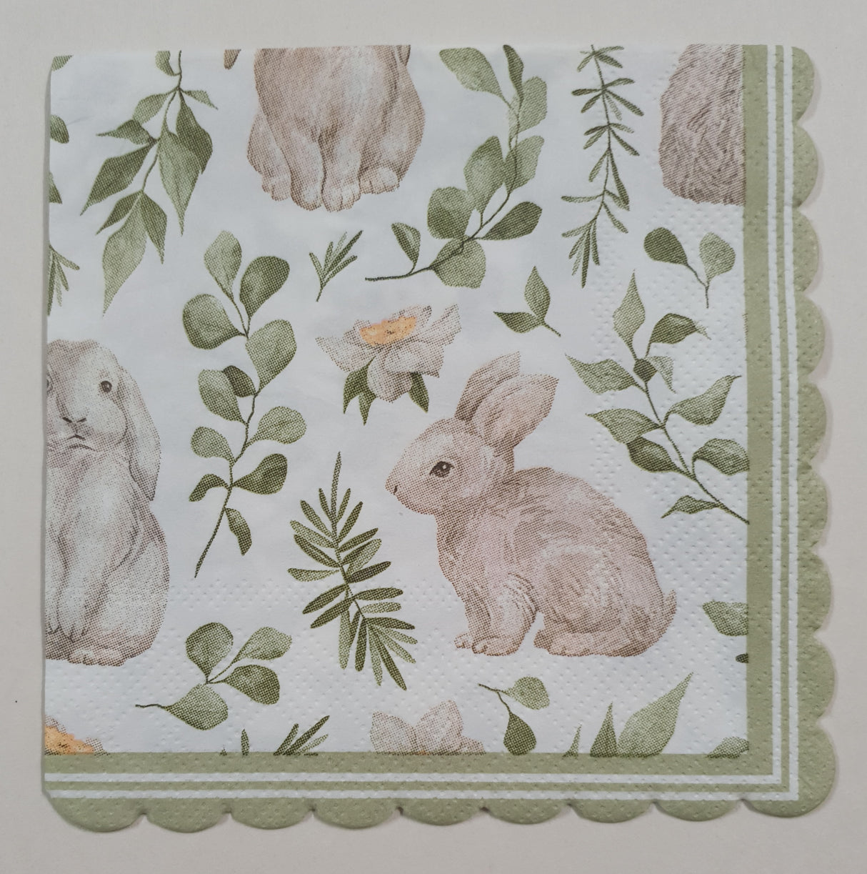 Decoupage Napkin - (DN-8194) - Spring Bunny - Cocktail