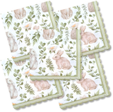 Decoupage Napkin - (DN-8194) - Spring Bunny - Cocktail - Set of 5