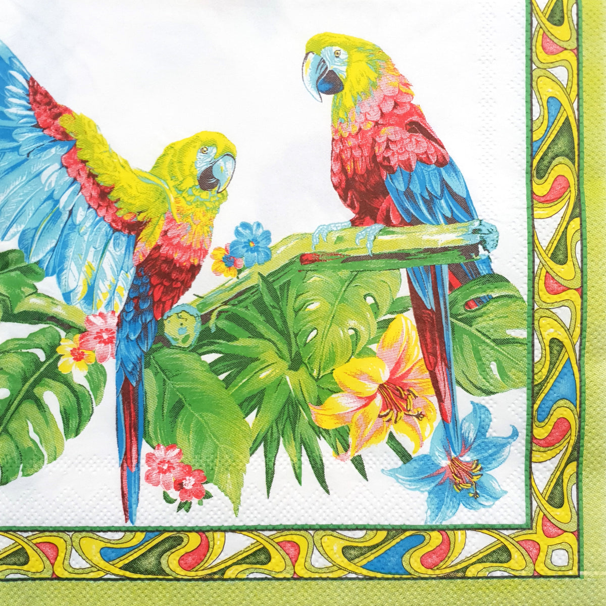 Decoupage Napkin - (DN-8933) - Birds - Set of 5