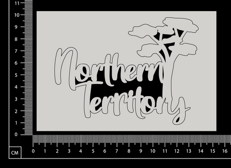 Northern Territory - B - White Chipboard