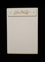 Note Pad Base & Topper - Set A - White Chipboard