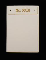 Note Pad Base & Topper - Set C - White Chipboard