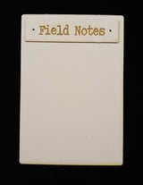 Note Pad Base & Topper - Set F - White Chipboard