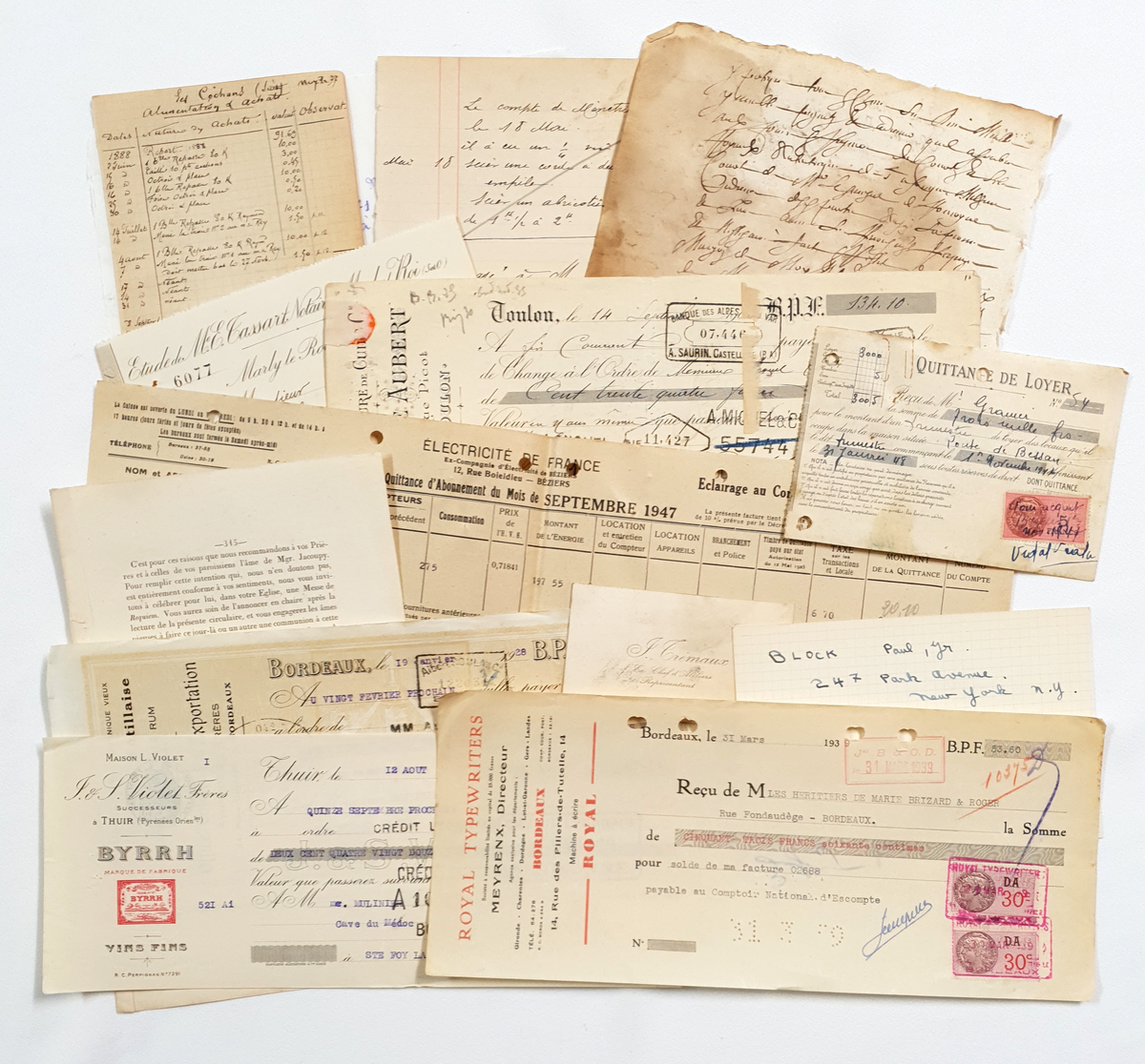 Authentic Vintage/Antique Document Pack - OA