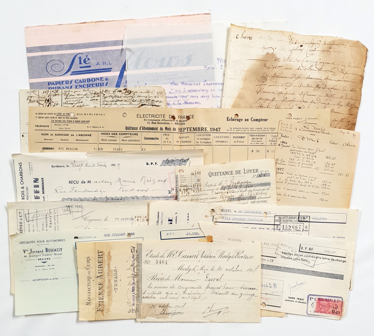 Authentic Vintage/Antique Document Pack - OB