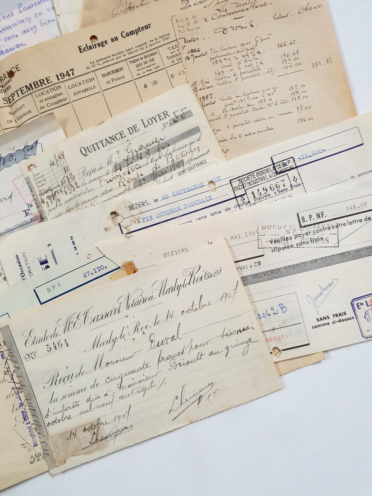 Authentic Vintage/Antique Document Pack - OB