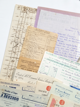 Authentic Vintage/Antique Document Pack - OC