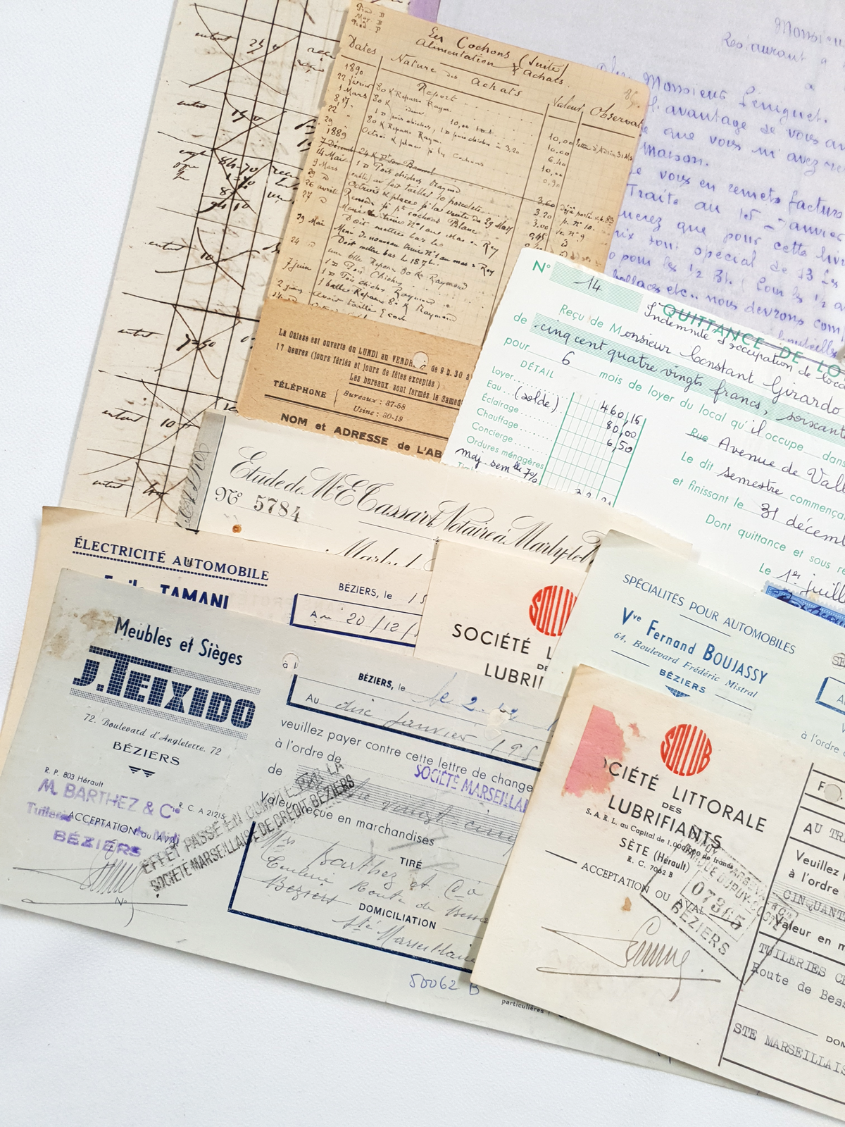 Authentic Vintage/Antique Document Pack - OC