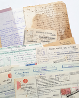 Authentic Vintage/Antique Document Pack - OC