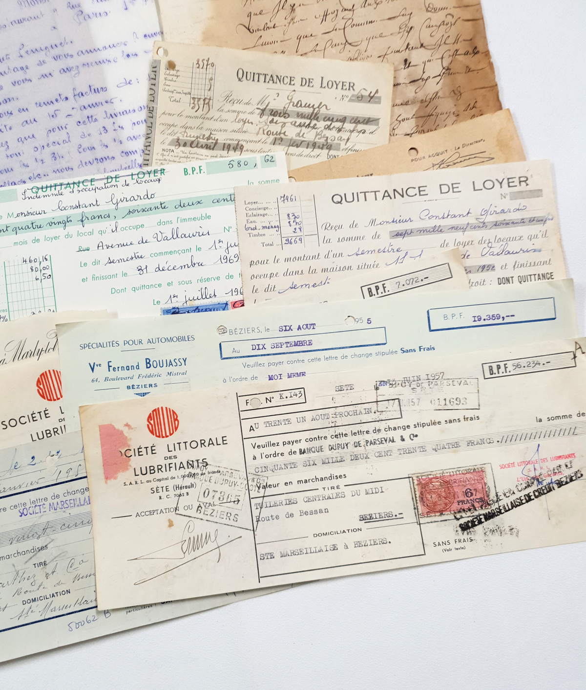 Authentic Vintage/Antique Document Pack - OC
